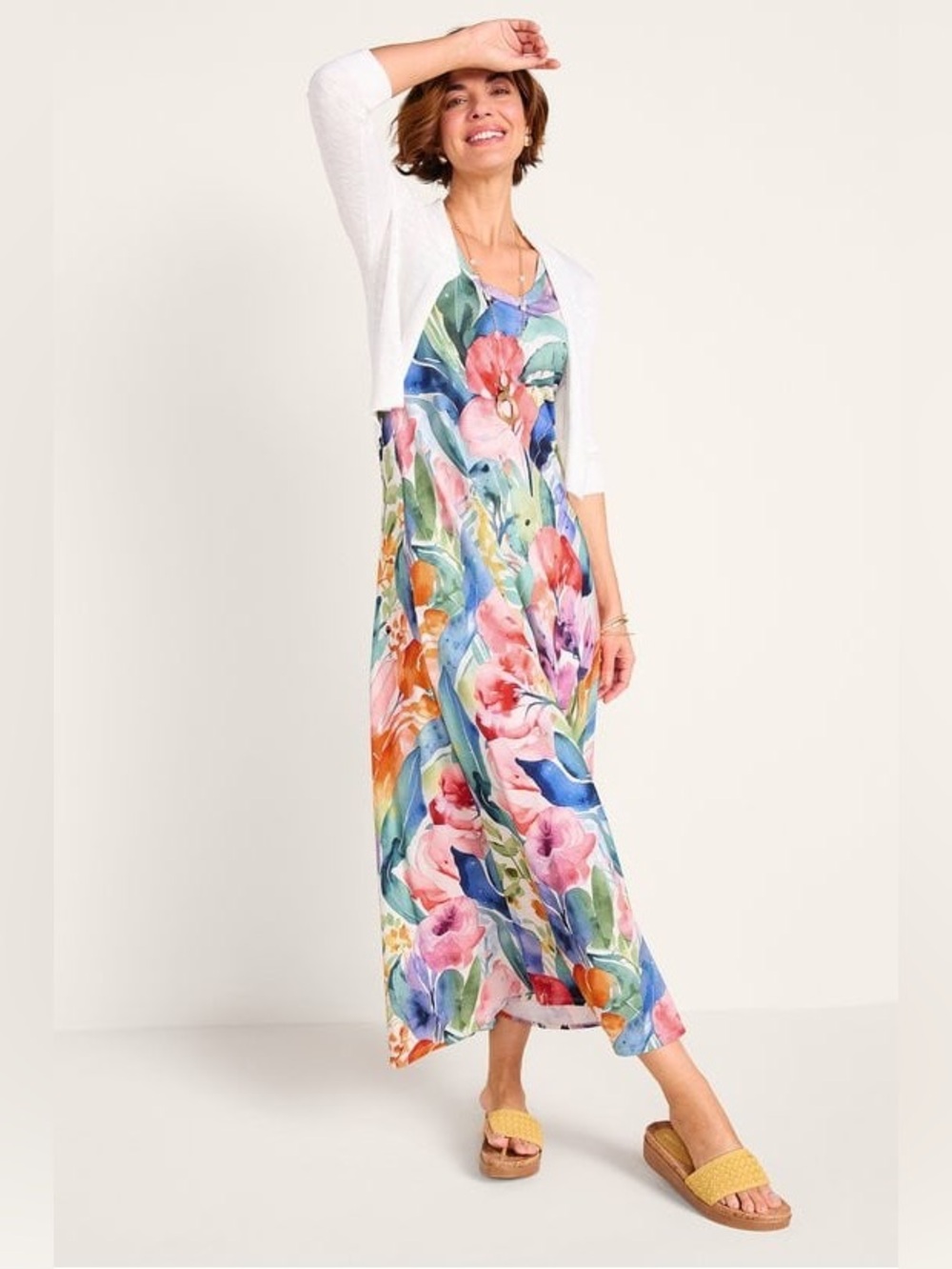 NEW! Soft Surroundings Santiago Gaia Maxi Dress. 1X. - Picture 9 of 16